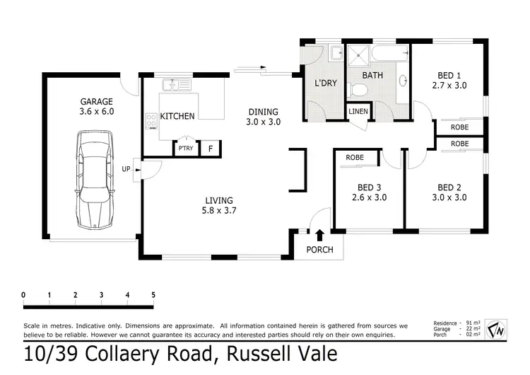 Floorplan of Homely villa listing, 10/39 Collaery Road, Russell Vale NSW 2517