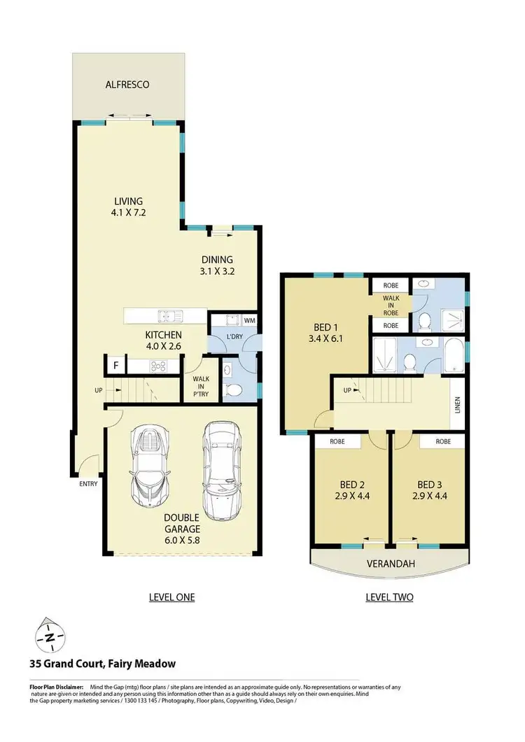 Floorplan of Homely house listing, 35 Grand Court, Fairy Meadow NSW 2519