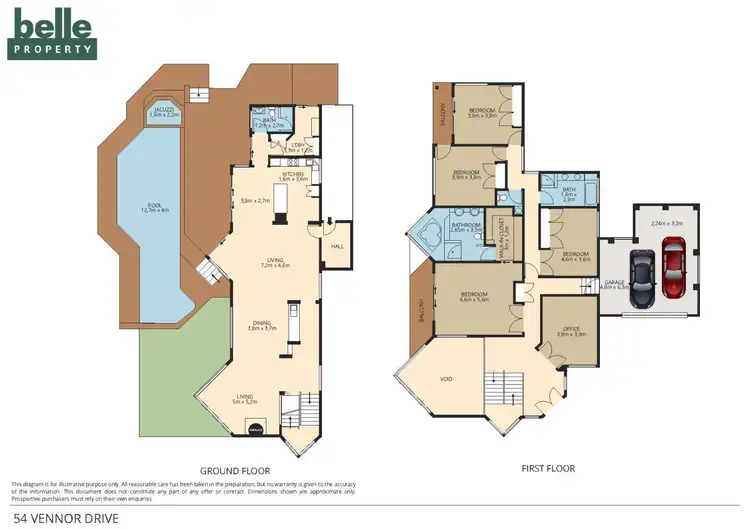 Floorplan of Homely house listing, 54 Vennor Drive, Ormeau QLD 4208