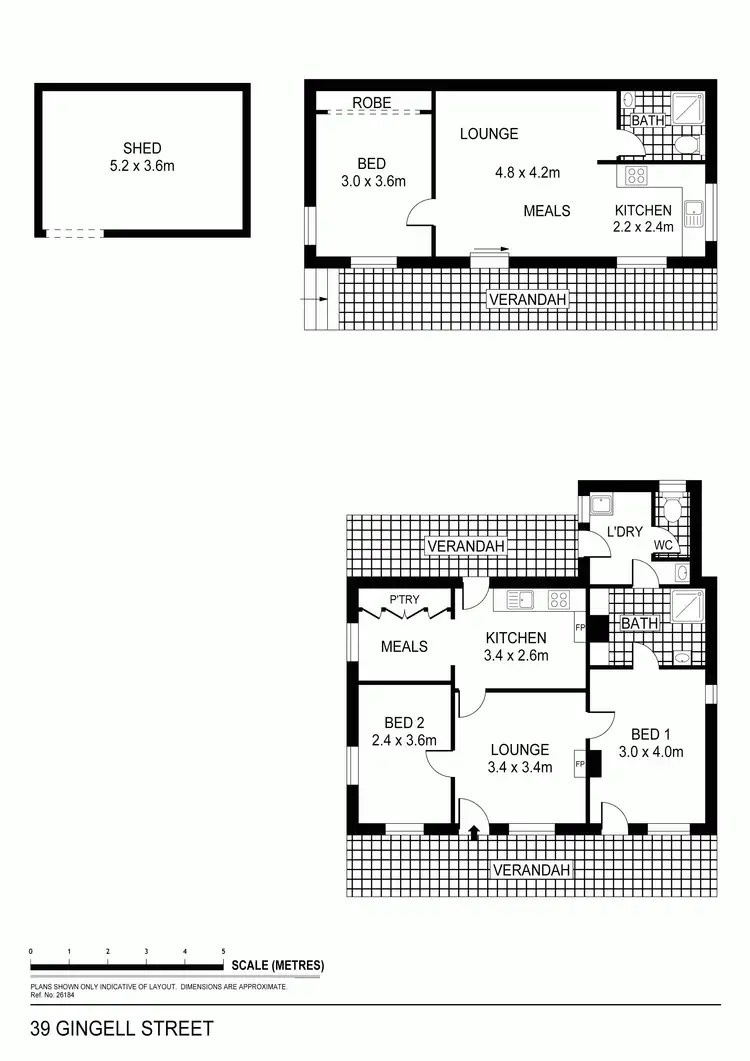 Floorplan of Homely house listing, 39 Gingell Street, Castlemaine VIC 3450