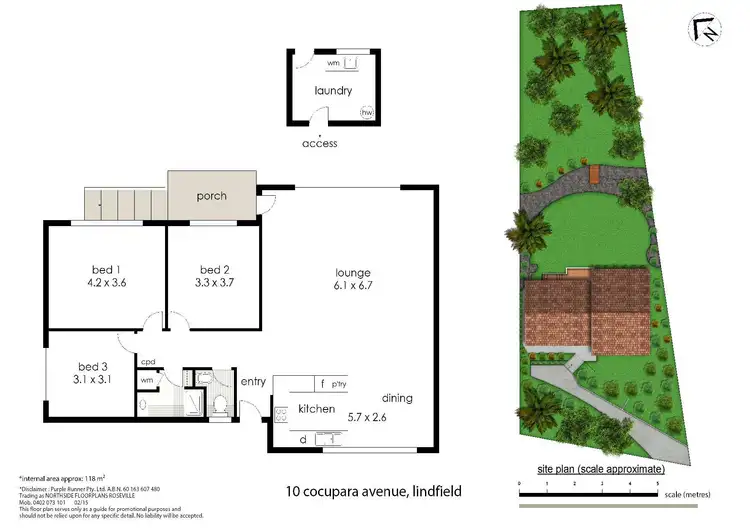 Floorplan of Homely house listing, 10 Cocupara Avenue, Lindfield NSW 2070