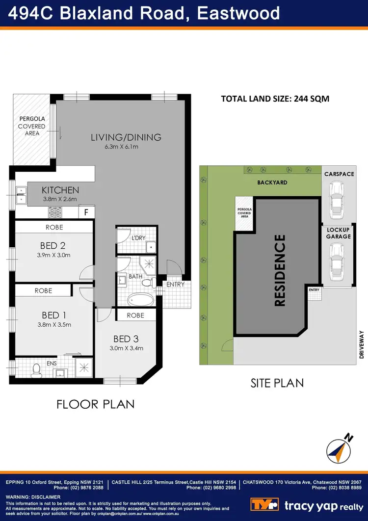 Floorplan of Homely villa listing, 494C Blaxland Road, Denistone NSW 2114