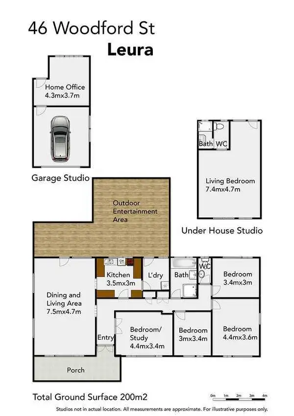 Floorplan of Homely house listing, 46 Woodford Street, Leura NSW 2780