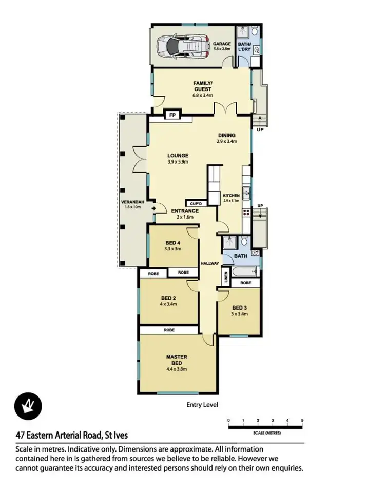 Floorplan of Homely house listing, 47 Eastern Arterial Road, St Ives NSW 2075