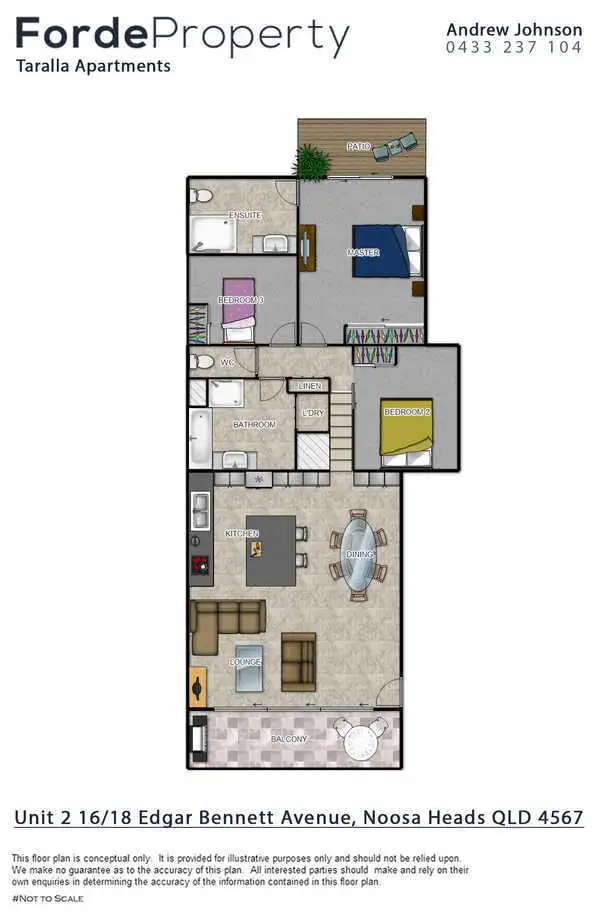 Floorplan of Homely unit listing, .2/18 Edgar Bennett Avenue, Noosa Heads QLD 4567