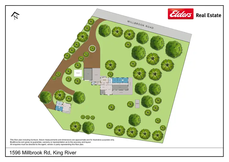 Floorplan of Homely house listing, 1596 Millbrook Road, King River WA 6330