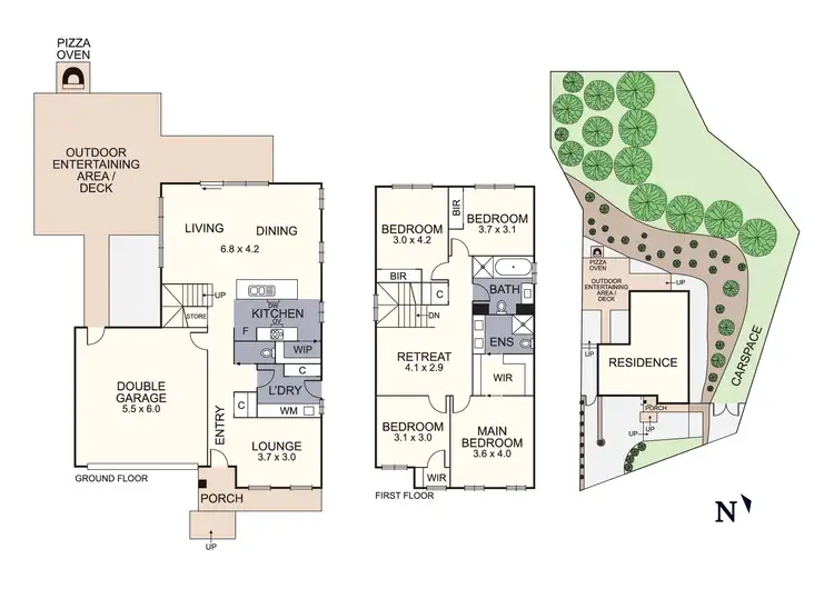 Floorplan of Homely house listing, 2B Claire Court, Montrose VIC 3765
