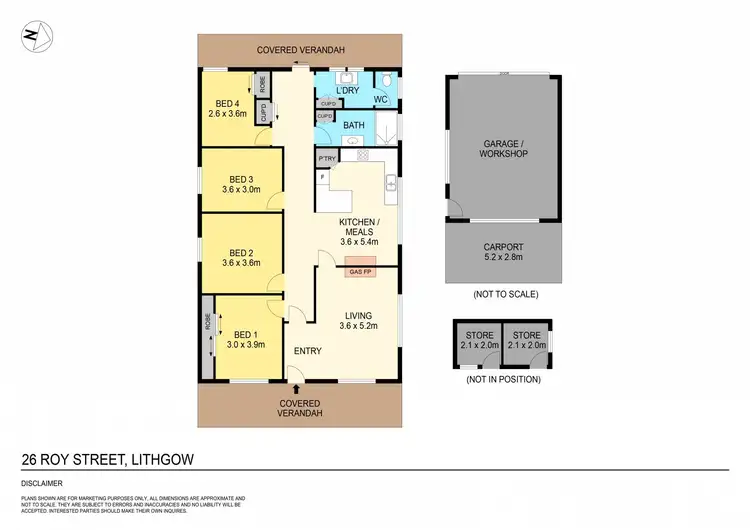 Floorplan of Homely house listing, 26 Roy Street, Lithgow NSW 2790