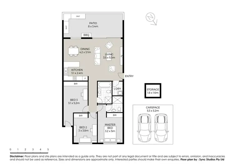 Floorplan of Homely apartment listing, 36/10 Merriville Road, Kellyville Ridge NSW 2155