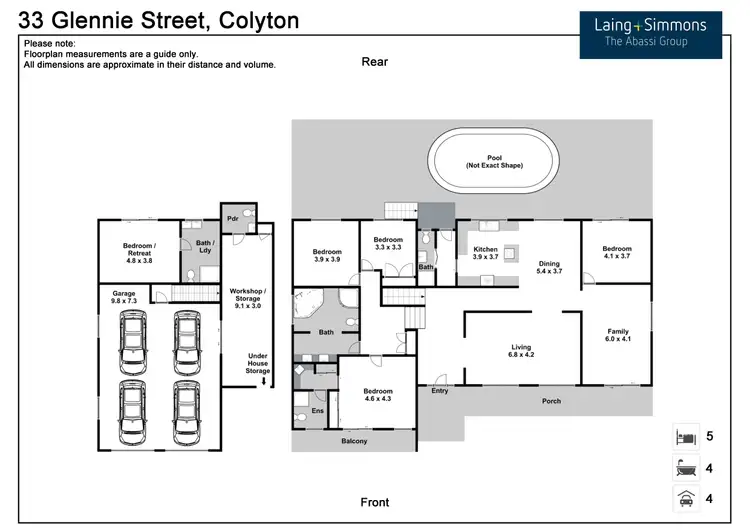 Floorplan of Homely house listing, 33 Glennie Street, Colyton NSW 2760