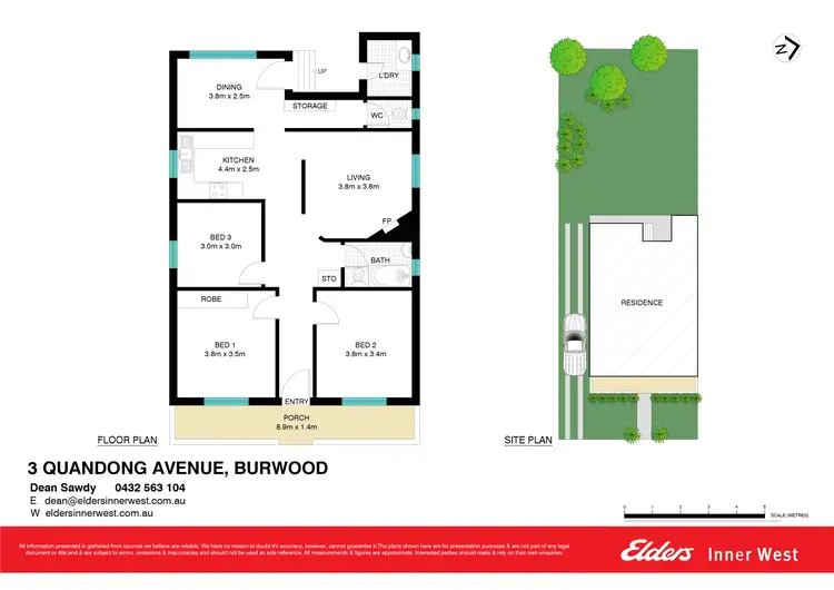 Floorplan of Homely house listing, 3 Quandong Avenue, Burwood NSW 2134