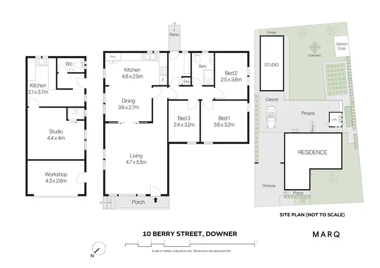 Floorplan of Homely house listing, 10 Berry Street, Downer ACT 2602