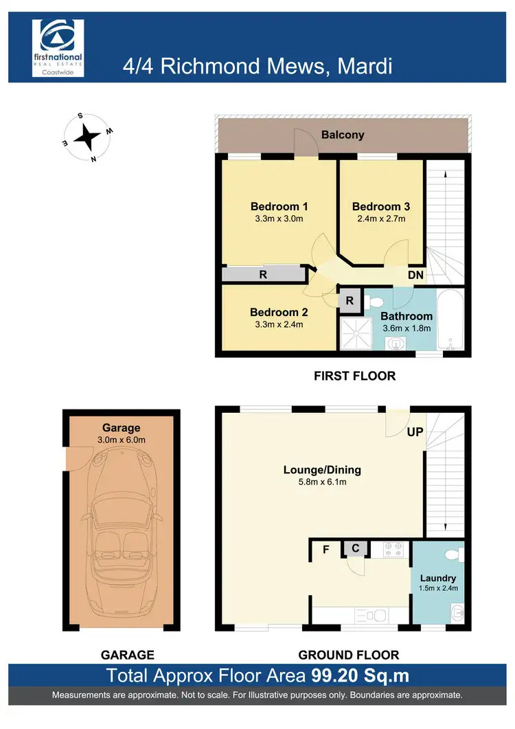 Floorplan of Homely unit listing, 4/4 Richmond Mews, Mardi NSW 2259