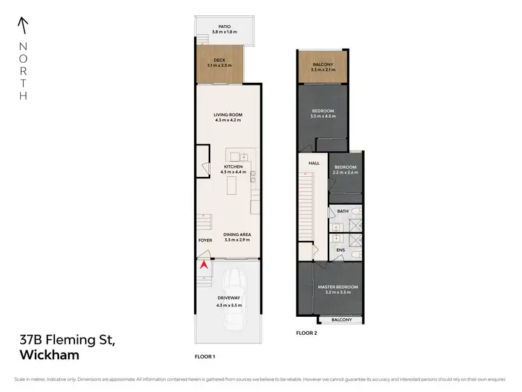 Floorplan of Homely house listing, 37B Fleming Street, Wickham NSW 2293