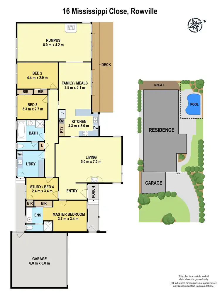 Floorplan of Homely house listing, 16 Mississippi Close, Rowville VIC 3178