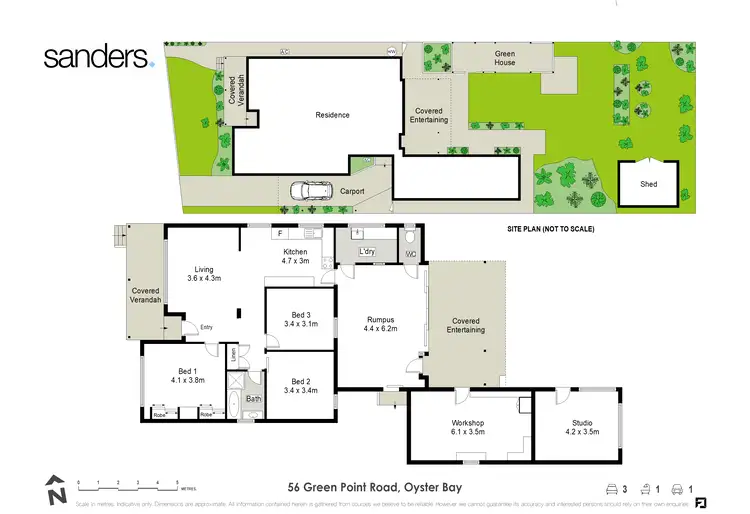 Floorplan of Homely house listing, 56 Green Point Road, Oyster Bay NSW 2225