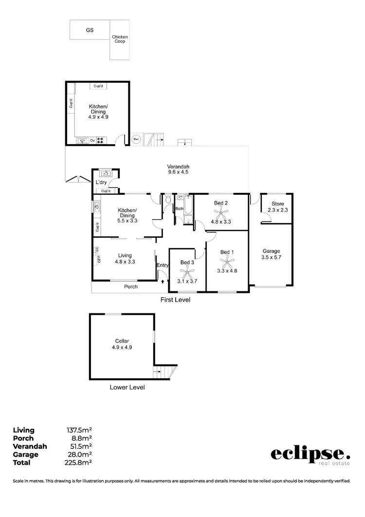 Floorplan of Homely house listing, 7 Doreen Street, Rostrevor SA 5073