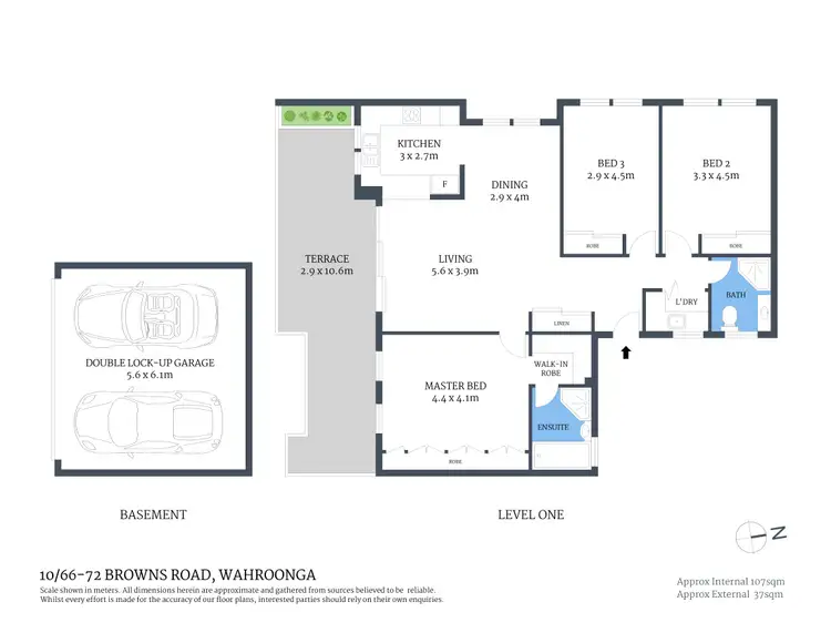 Floorplan of Homely apartment listing, 10/66-72 Browns Road, Wahroonga NSW 2076