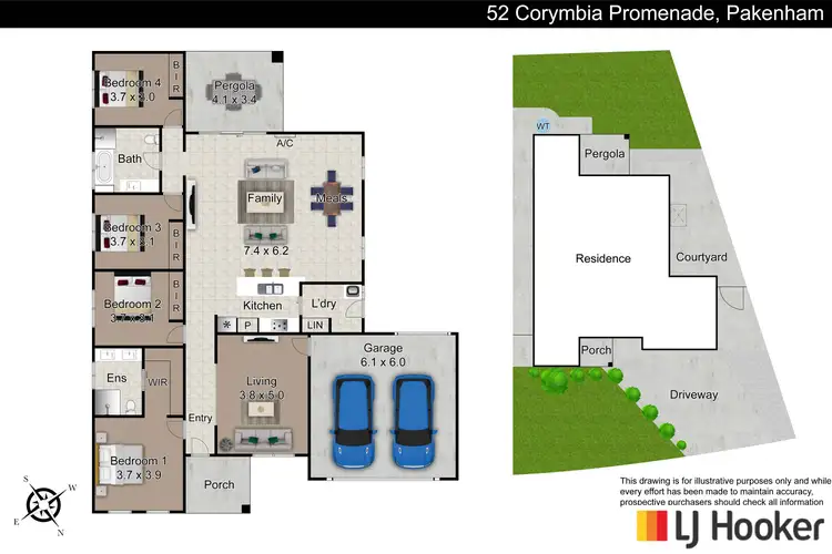 Floorplan of Homely house listing, 52 Corymbia Promenade, Pakenham VIC 3810