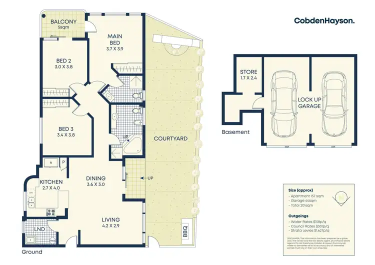 Floorplan of Homely apartment listing, 1/9 Walton Crescent, Abbotsford NSW 2046