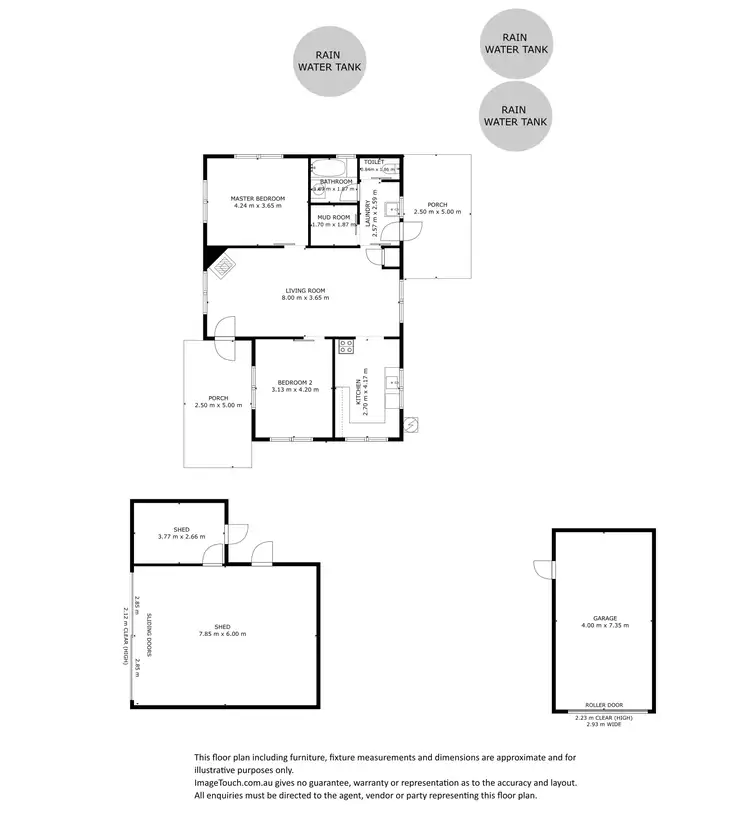 Floorplan of Homely house listing, 1 Short Street, Tulka SA 5607