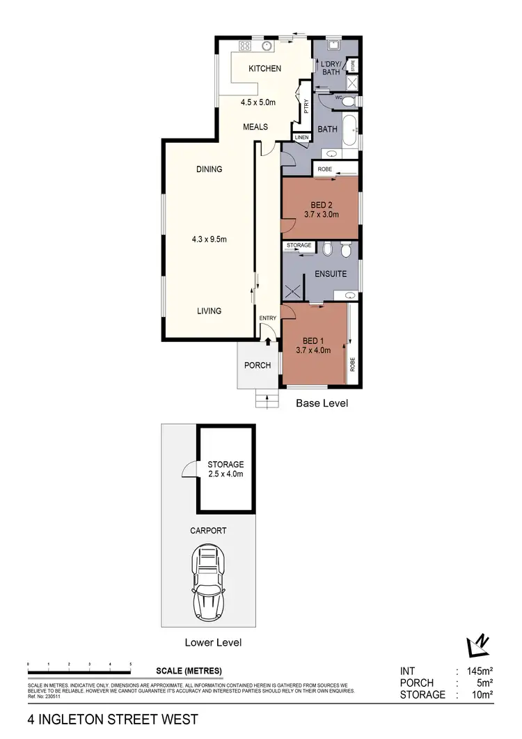Floorplan of Homely house listing, 4 Ingleton Street West, Long Gully VIC 3550