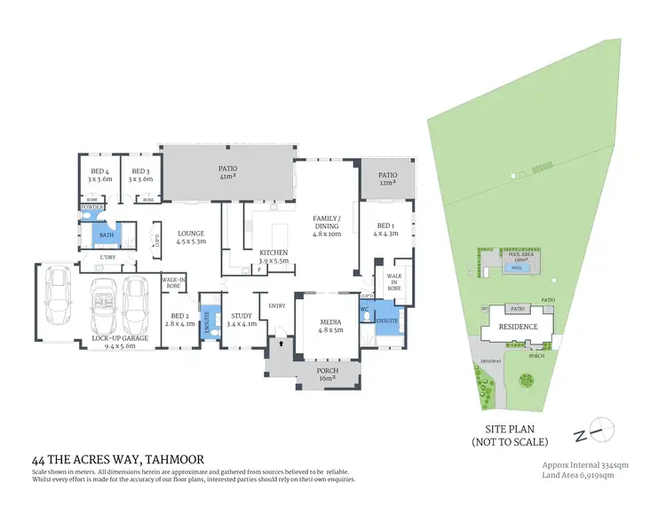 Floorplan of Homely house listing, 44 The Acres Way, Tahmoor NSW 2573