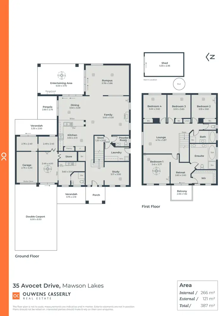 Floorplan of Homely house listing, 35 Avocet Drive, Mawson Lakes SA 5095