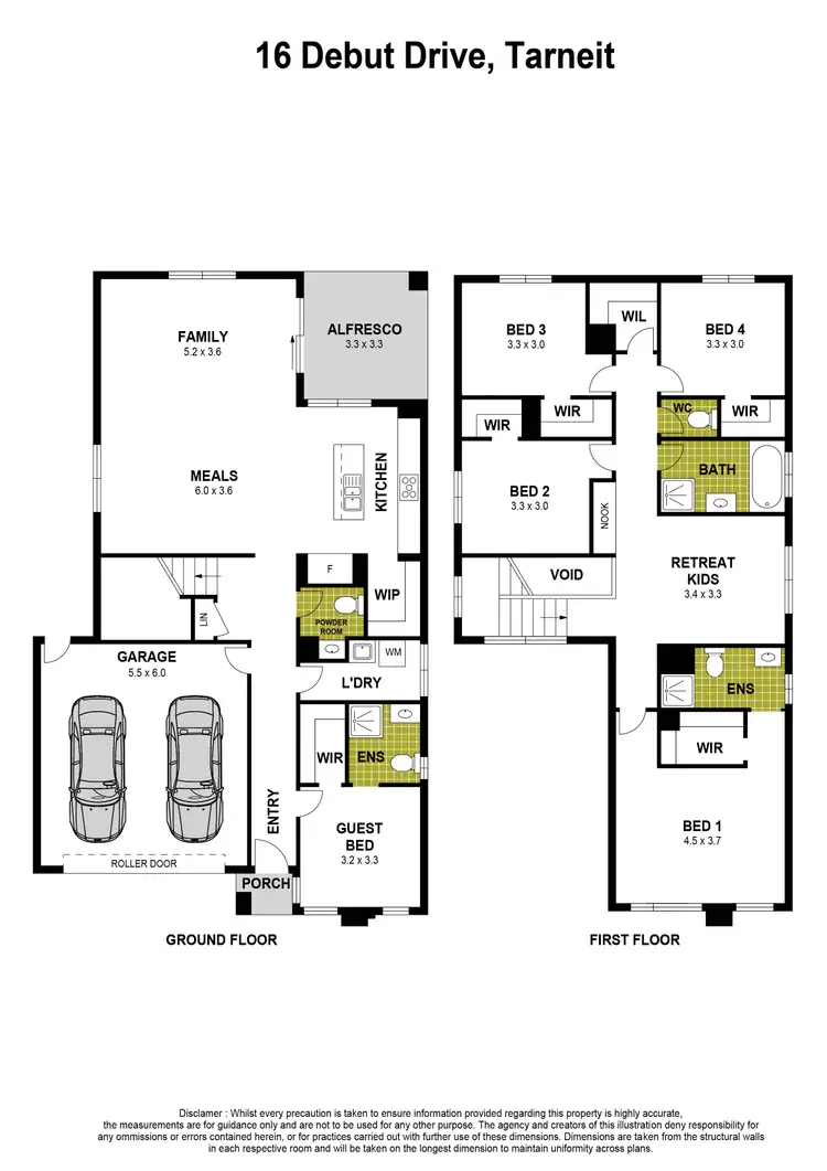 Floorplan of Homely house listing, 16 Debut Avenue, Tarneit VIC 3029