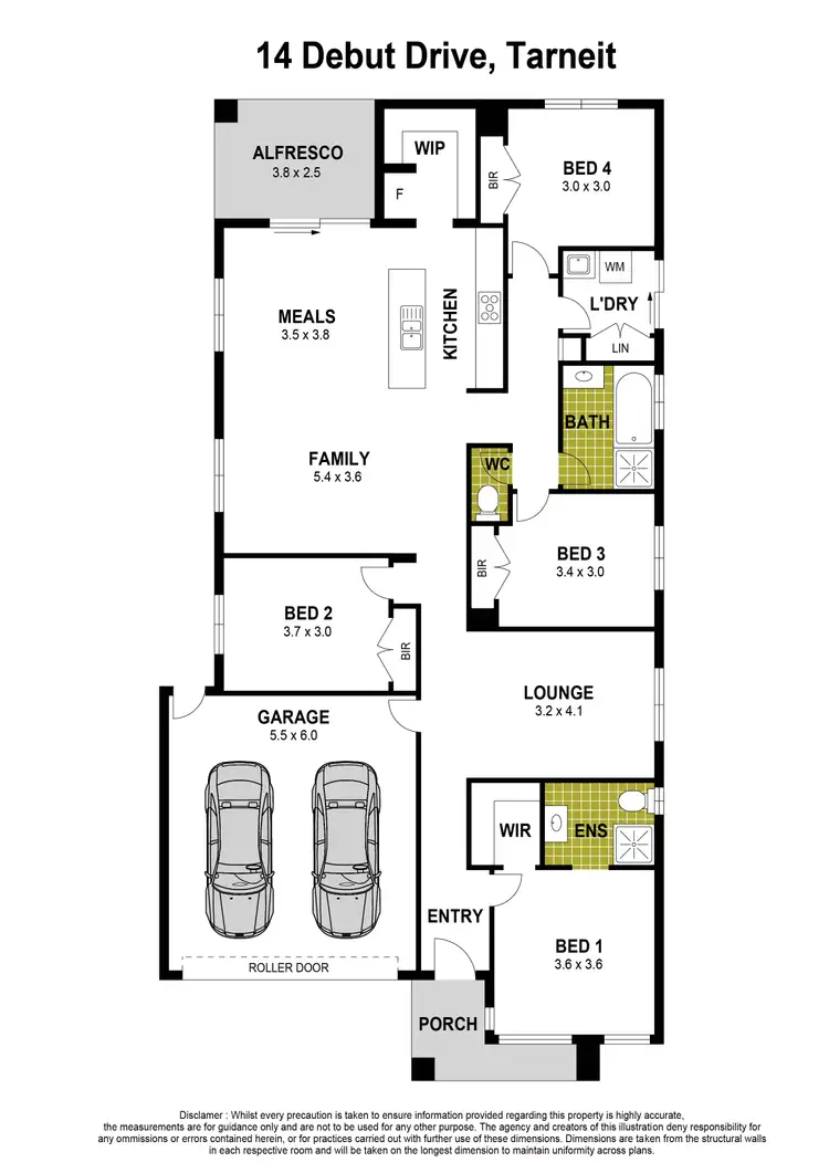 Floorplan of Homely house listing, 14 Debut Avenue, Tarneit VIC 3029