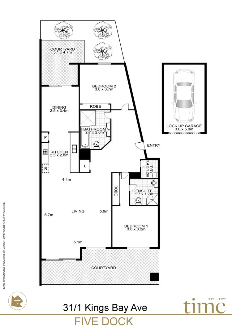 Floorplan of Homely apartment listing, 31/1 Kings Bay Avenue, Five Dock NSW 2046