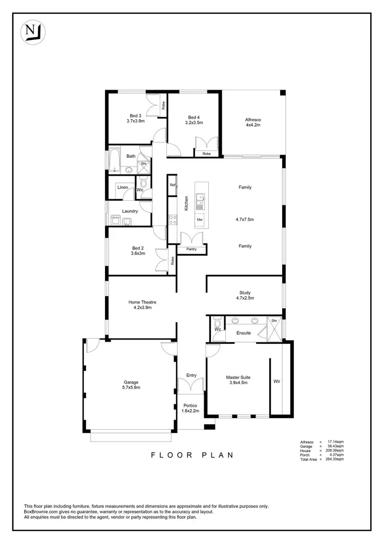 Floorplan of Homely house listing, 19 Chatham Way, Harrisdale WA 6112