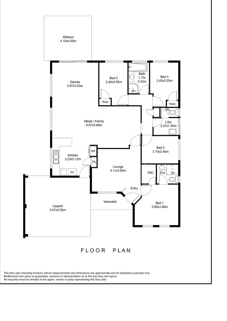 Floorplan of Homely house listing, 18 Mcewing Road, Redcliffe WA 6104