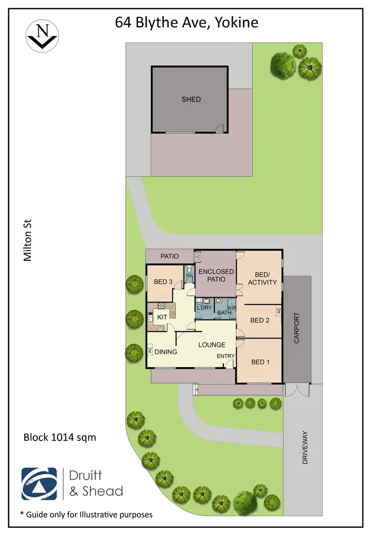 Floorplan of Homely house listing, 64 Blythe Avenue, Yokine WA 6060