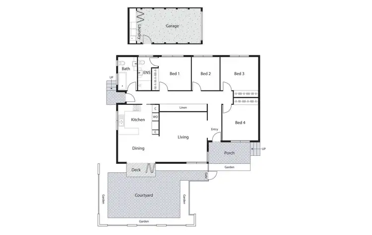Floorplan of Homely house listing, 1/113 Burrinjuck Crescent, Duffy ACT 2611