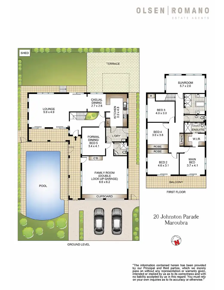 Floorplan of Homely house listing, 20 Johnston Parade, Maroubra NSW 2035