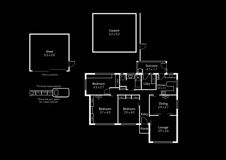 Floorplan of Homely house listing, 45 Flinders Parade, Flinders Park SA 5025