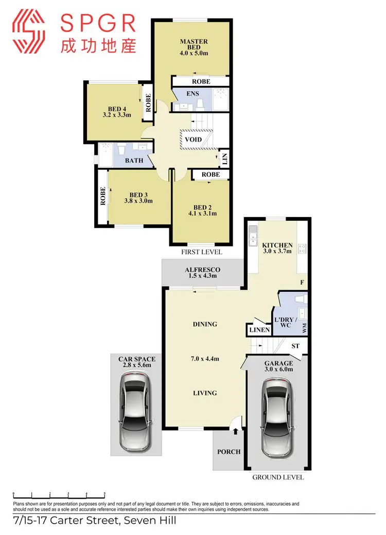 Floorplan of Homely townhouse listing, 7/15 Carter Street, Seven Hills NSW 2147