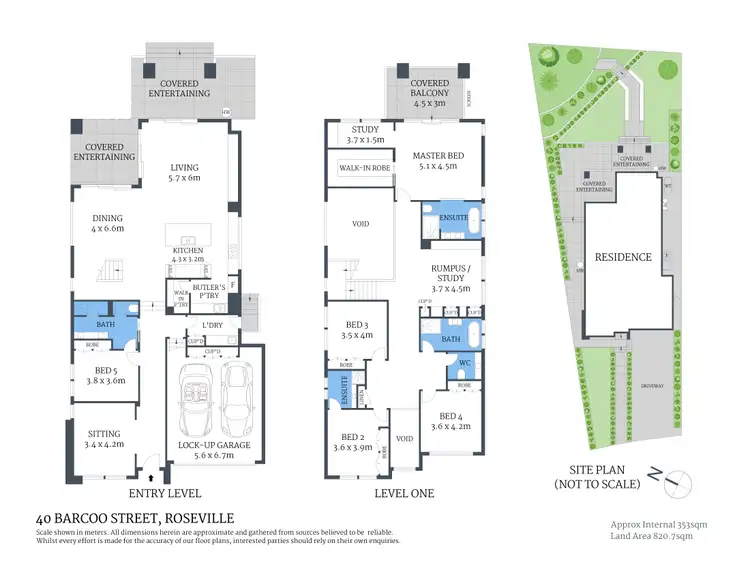 Floorplan of Homely house listing, 40 Barcoo Street, Roseville NSW 2069