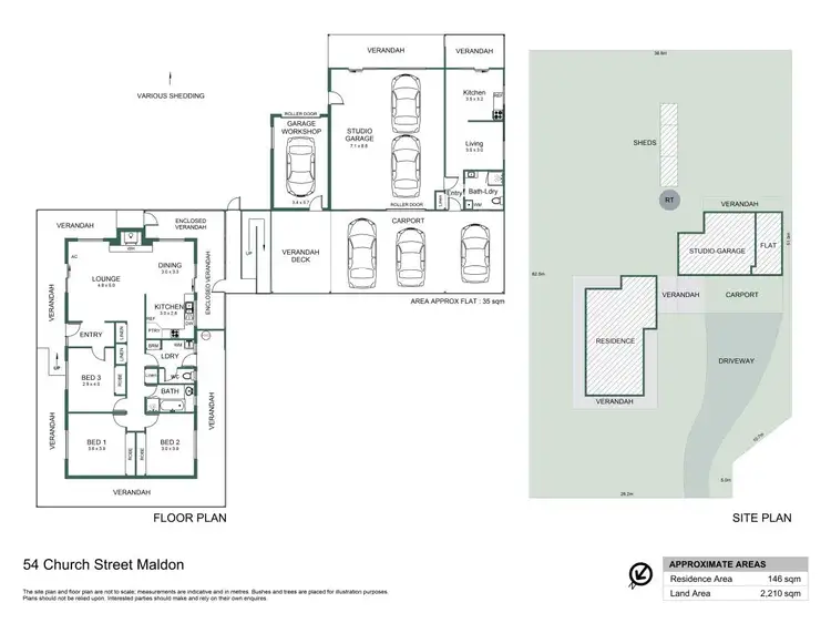 Floorplan of Homely house listing, 54 Church Street, Maldon VIC 3463