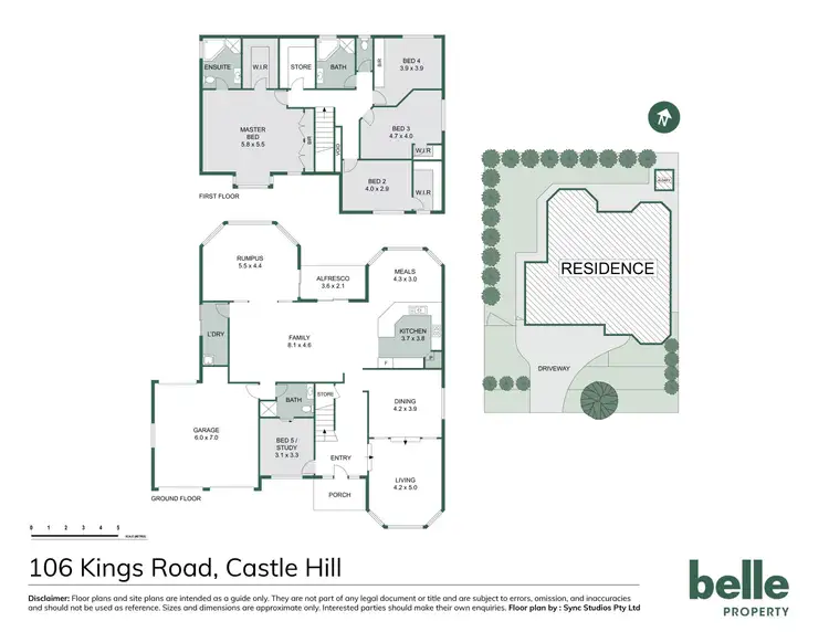 Floorplan of Homely house listing, 106 Kings Road, Castle Hill NSW 2154