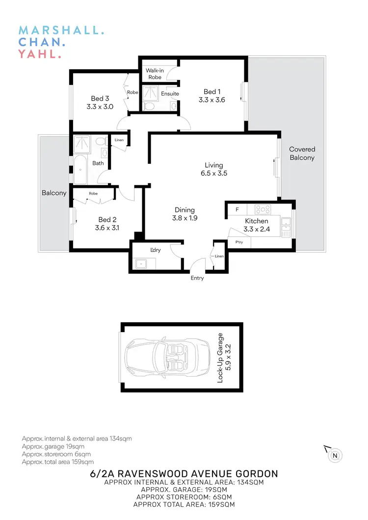 Floorplan of Homely apartment listing, 6/2a Ravenswood Avenue, Gordon NSW 2072