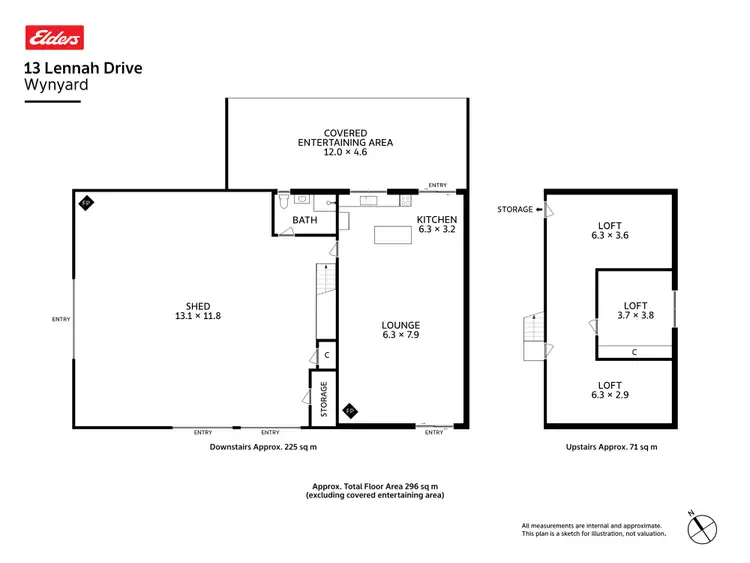 Floorplan of Homely rural property listing, 13 Lennah Drive, Wynyard TAS 7325