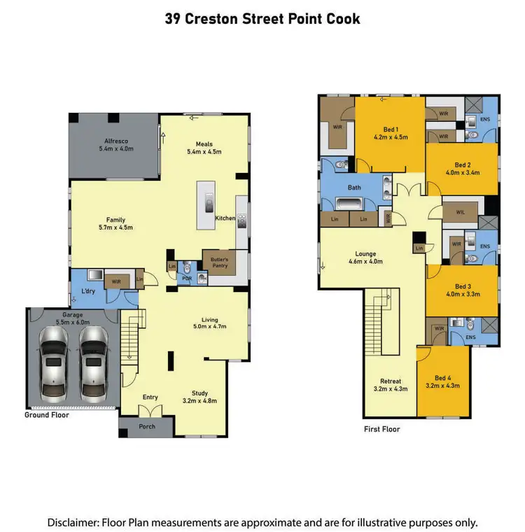 Floorplan of Homely house listing, 39 Creston Street, Point Cook VIC 3030