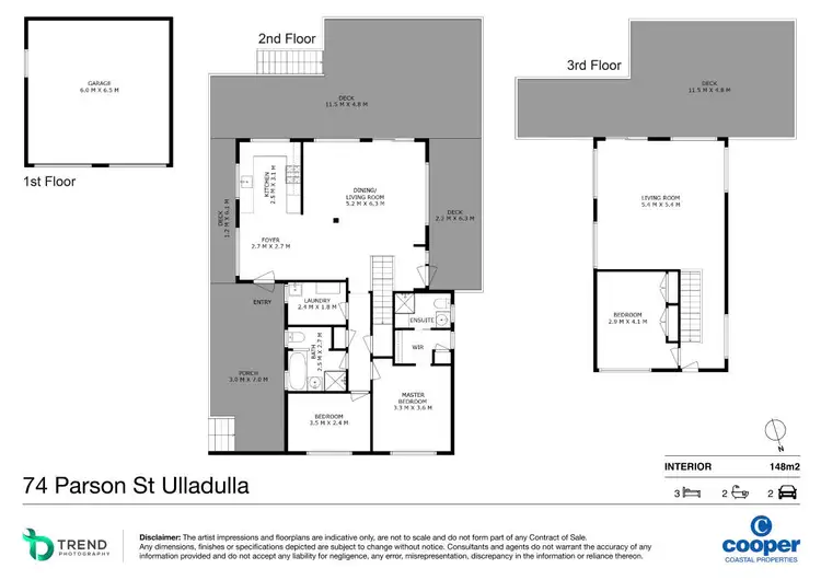 Floorplan of Homely house listing, 74 Parson Street, Ulladulla NSW 2539