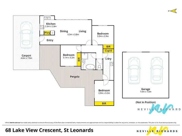 Floorplan of Homely house listing, 68 Lake View Crescent, St Leonards VIC 3223