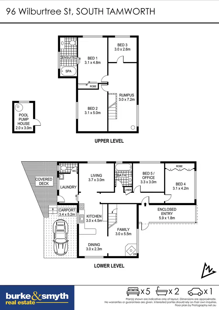Floorplan of Homely house listing, 96 Wilburtree Street, Tamworth NSW 2340
