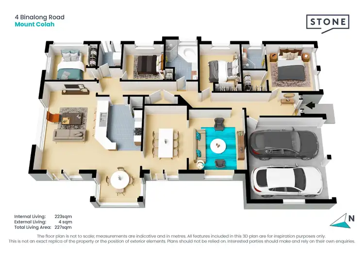 Floorplan of Homely house listing, 4 Binalong Road, Mount Colah NSW 2079