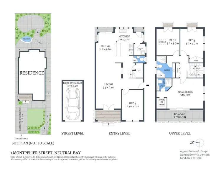 Floorplan of Homely house listing, 1 Montpelier Street, Neutral Bay NSW 2089