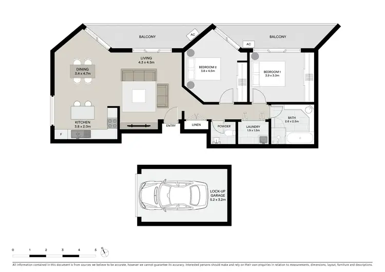 Floorplan of Homely apartment listing, 18/354 Bay Street, Brighton-Le-Sands NSW 2216